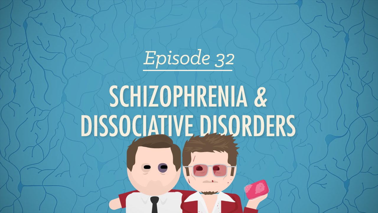 Crash Course Psychology 32 Schizophrenia & Dissociative Disorders The Mind Voyager