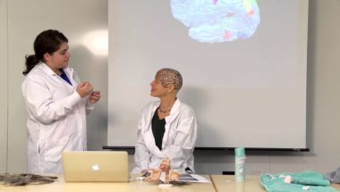 Specific area of the brain for thinking about what other people are thinking!