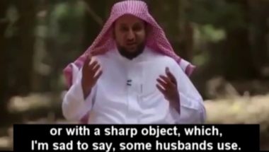 An Islamic doctor advising on how to beat wives correctly