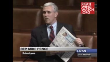 Mike Pence foolishly criticises the 'Theory Of Evolution'